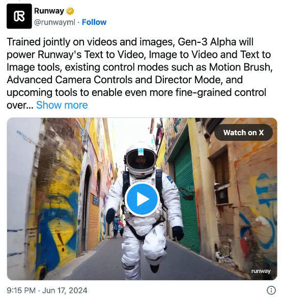 Title: Runway Gen-3: A Leap Forward in AI Video Generation