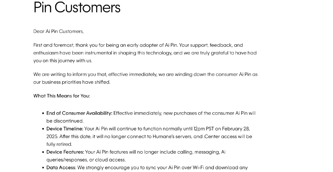 Title: The Downfall of Ai Pin: From Star AI Hardware to High-End E-Waste
