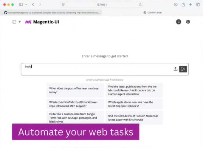 Human-Centric AI Web Assistant: Microsoft's Magnetic-UI Breakthrough